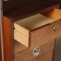 Pamono Vintage Writing Desk in Exotic Wood Veneer, 1960s><noscript><img width=