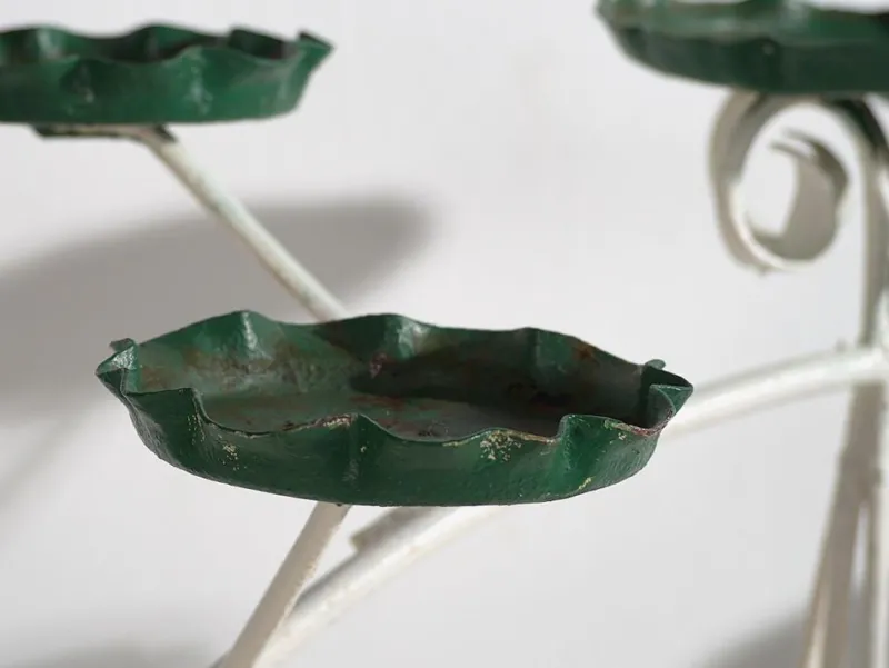 Pamono Vintage Wrought Garden Flowerpot, 1920> Garden Tables