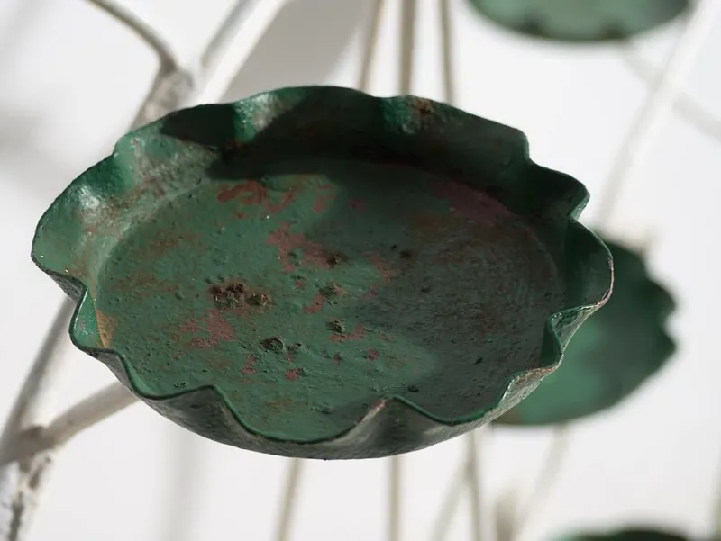 Pamono Vintage Wrought Garden Flowerpot, 1920> Garden Tables