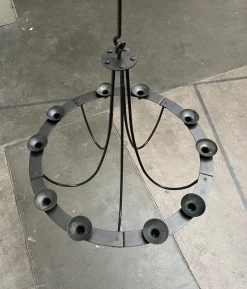 Online Pamono Vintage Wrought Iron Chandelier Candleholder by Ehlén Johansson for Ikea, 1990s