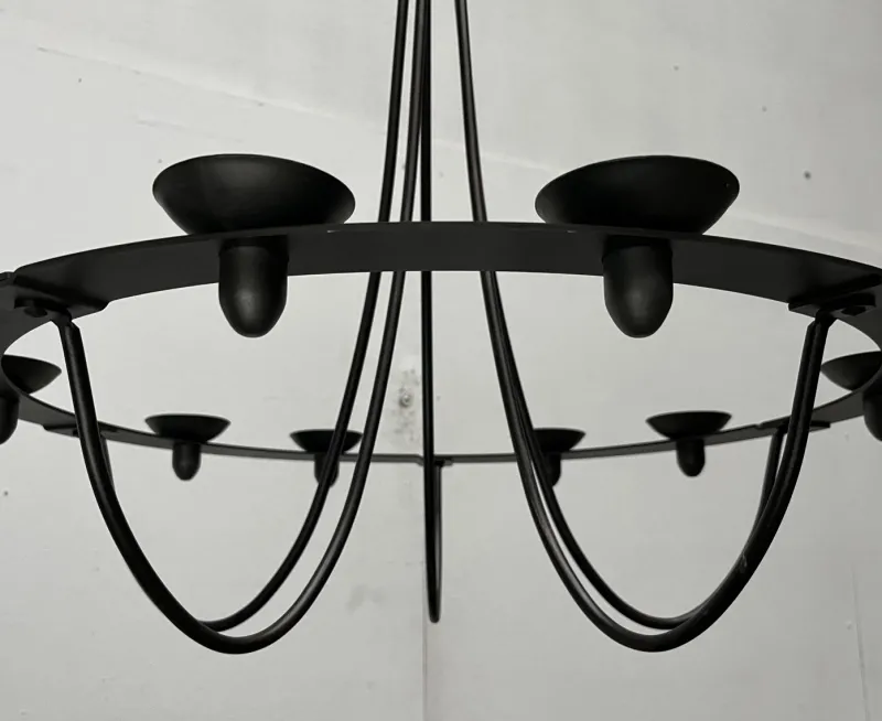 Online Pamono Vintage Wrought Iron Chandelier Candleholder by Ehlén Johansson for Ikea, 1990s