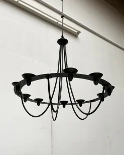 Online Pamono Vintage Wrought Iron Chandelier Candleholder by Ehlén Johansson for Ikea, 1990s