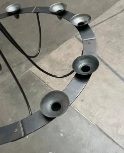 Online Pamono Vintage Wrought Iron Chandelier Candleholder by Ehlén Johansson for Ikea, 1990s