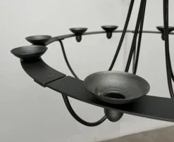 Online Pamono Vintage Wrought Iron Chandelier Candleholder by Ehlén Johansson for Ikea, 1990s
