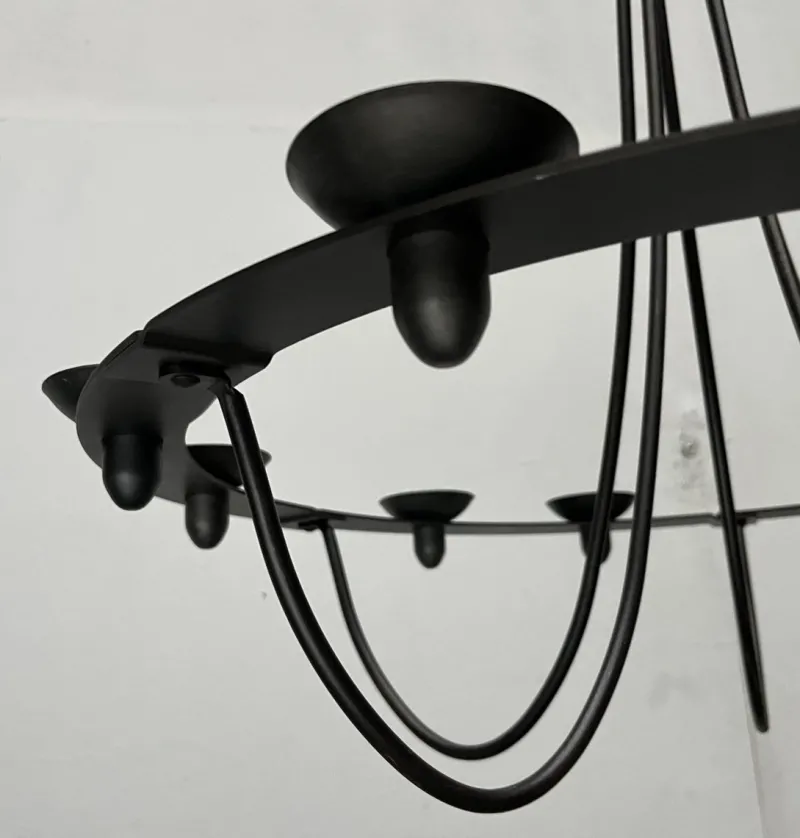 Online Pamono Vintage Wrought Iron Chandelier Candleholder by Ehlén Johansson for Ikea, 1990s