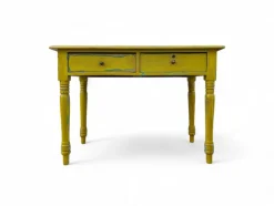 Pamono Vintage Yellow Wooden Table, 1940s> Worktables & Workbenches