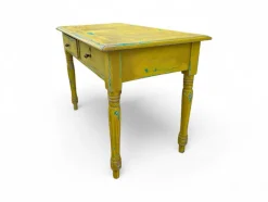 Pamono Vintage Yellow Wooden Table, 1940s><noscript><img width=