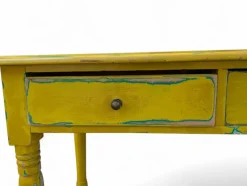 Pamono Vintage Yellow Wooden Table, 1940s><noscript><img width=