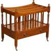 Pamono Vintage Yew Wood Canterbury Newspaper Rack> Magazine Racks