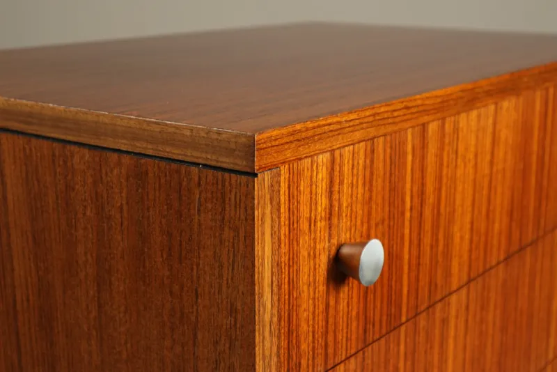 New Pamono Vintage Zebrano Chest of Drawers by Alfred Hendrickx for Belform, 1960s