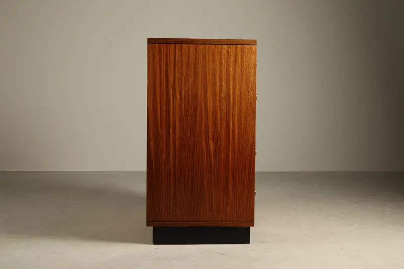 New Pamono Vintage Zebrano Chest of Drawers by Alfred Hendrickx for Belform, 1960s