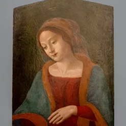 Pamono Virgin Mary, Florence, 1480s, Oil Painting on Wooden Board> Old Masters