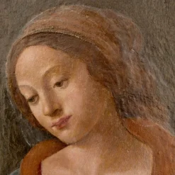 Pamono Virgin Mary, Florence, 1480s, Oil Painting on Wooden Board><noscript><img width=