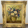 New Pamono Visconti, Floral Still Life, Oil Painting, 1800s