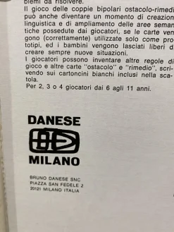 Pamono Visual Game Montessori Let’s Invent the Space by Bruno Munari for Danese Milano, Italy 1975> Mid-Century