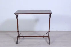 Pamono Vitage Walnut Bistrot Table> Worktables & Workbenches