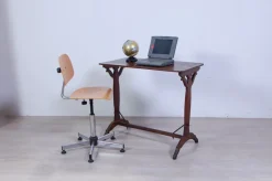 Pamono Vitage Walnut Bistrot Table> Worktables & Workbenches
