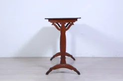 Pamono Vitage Walnut Bistrot Table><noscript><img width=