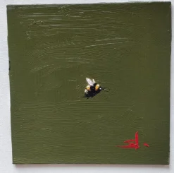Outlet Pamono Vivek Mandalia, Bumble Bee, Oil on Canvas
