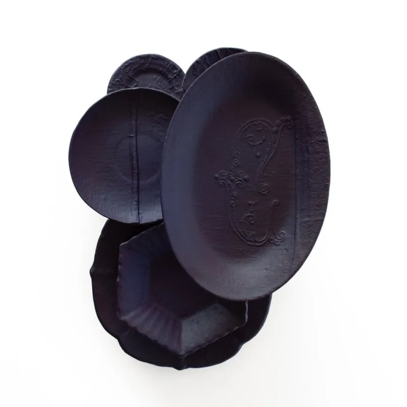 Online Pamono Wall Art Composition of Handmade Ceramic Plates by Studio Desimonewayland