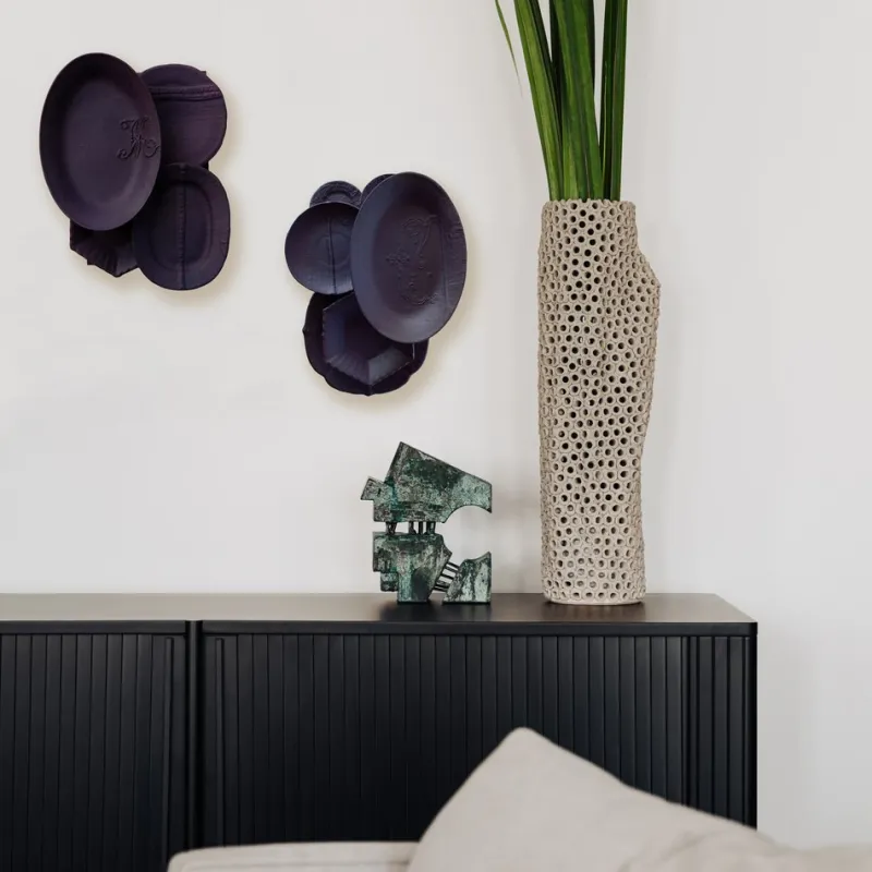 Online Pamono Wall Art Composition of Handmade Ceramic Plates by Studio Desimonewayland