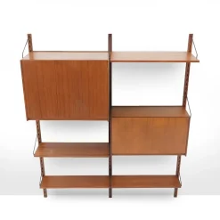 Pamono Wall Bookcase by Dino Cavalli for Tredici (ILA), 1960s><noscript><img width=