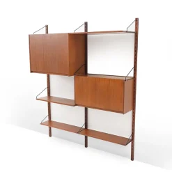 Pamono Wall Bookcase by Dino Cavalli for Tredici (ILA), 1960s><noscript><img width=