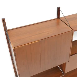 Pamono Wall Bookcase by Dino Cavalli for Tredici (ILA), 1960s><noscript><img width=