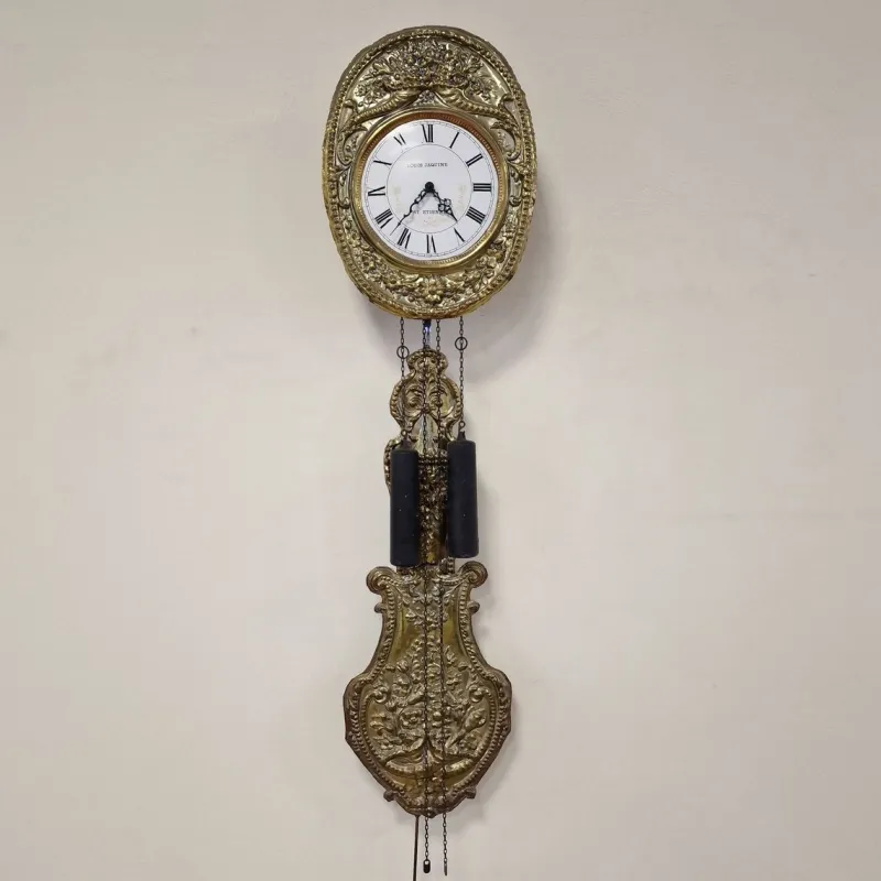 Outlet Pamono Wall Clock by Louis Jaquine St. Etienne