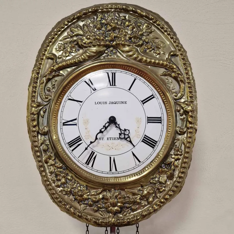 Outlet Pamono Wall Clock by Louis Jaquine St. Etienne