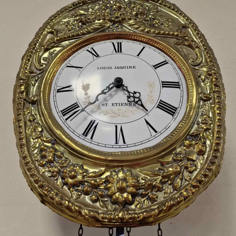 Outlet Pamono Wall Clock by Louis Jaquine St. Etienne