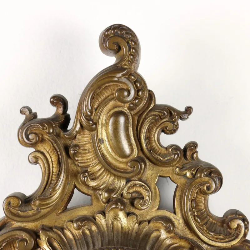 Discount Pamono Wall Clock in Golden Bronze
