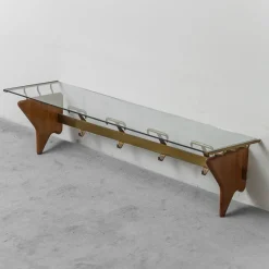 Pamono Wall Coat Rack in the style of Paolo Buffa, 1950s> Racks, Hooks & Valets