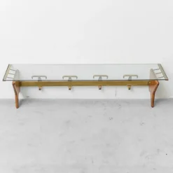 Pamono Wall Coat Rack in the style of Paolo Buffa, 1950s><noscript><img width=