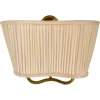 Clearance Pamono Wall Lamp in Brass and Silk attributed to Josef Frank, Austria, 1933