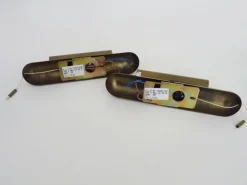 Pamono Wall Lights in Brass from Je Fassung, Germany, 1980s, Set of 2><noscript><img width=