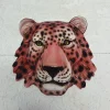 Pamono Wall Mask Ceramic Leopard Pink from Ceramiche Boxer> Wall Decor