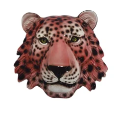 Pamono Wall Mask Ceramic Leopard Pink from Ceramiche Boxer><noscript><img width=