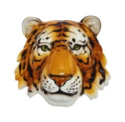 Pamono Wall Mask Tiger in Ceramic from Ceramiche Boxer> Wall Decor