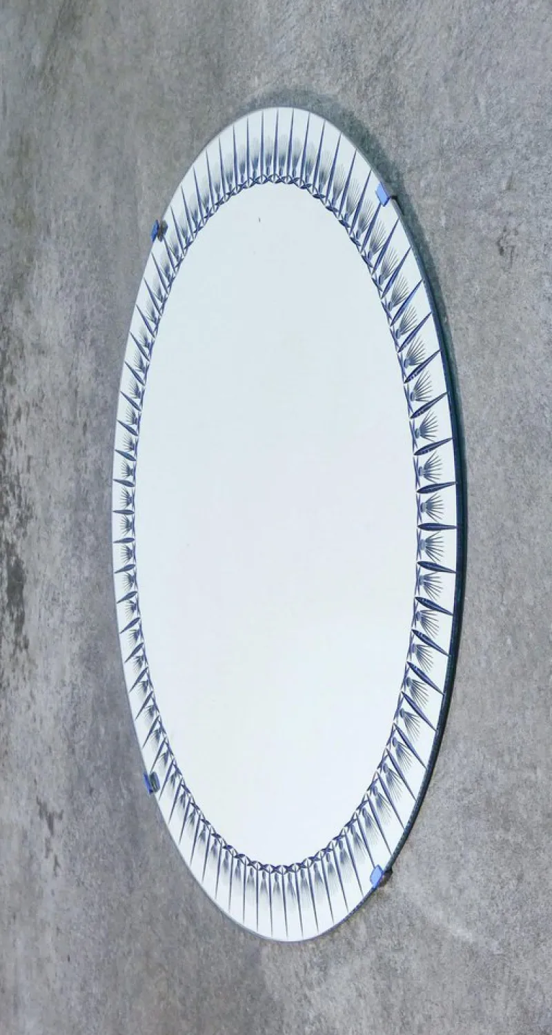 Online Pamono Wall Mirror from Cristal Art, Italy, 1960s