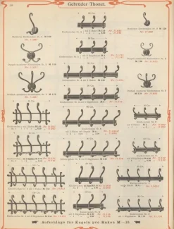 Clearance Pamono Wall Rack from Thonet, 1890s