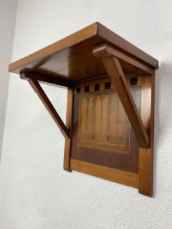 Pamono Wall Shelf attributed to Koloman Moser for Wiener Werkstätte, 1890s><noscript><img width=