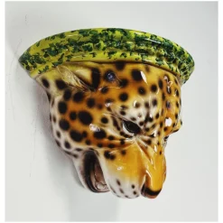 Pamono Wall Shelf Leopard by Ceramiche Boxer><noscript><img width=