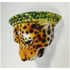 Pamono Wall Shelf Leopard by Ceramiche Boxer><noscript><img width=