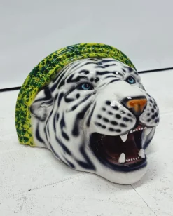 Sale Pamono Wall Shelf White Tiger in Ceramic by Ceramiche Boxer