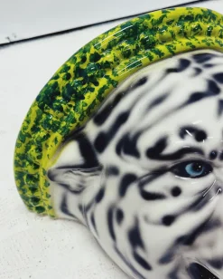 Sale Pamono Wall Shelf White Tiger in Ceramic by Ceramiche Boxer