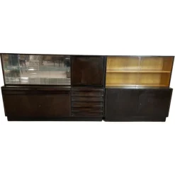 Hot Pamono Wall Units by Jindřich Halabala for Up Závody, 1930s, Set of 2