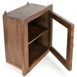 Pamono Wall-Mounted or Built-In Display Case in Solid Wood> Shelves & Wall Units
