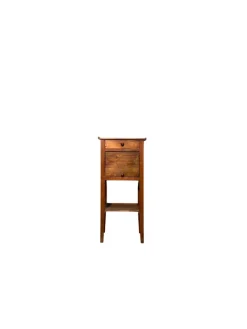 Pamono Walnut Bedside Table, 1800s