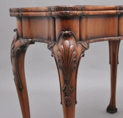 Pamono Walnut Card Table by Howard & Co London, Early 1900s> Game Tables